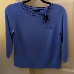 Chase Bank 3/4 sleeve top